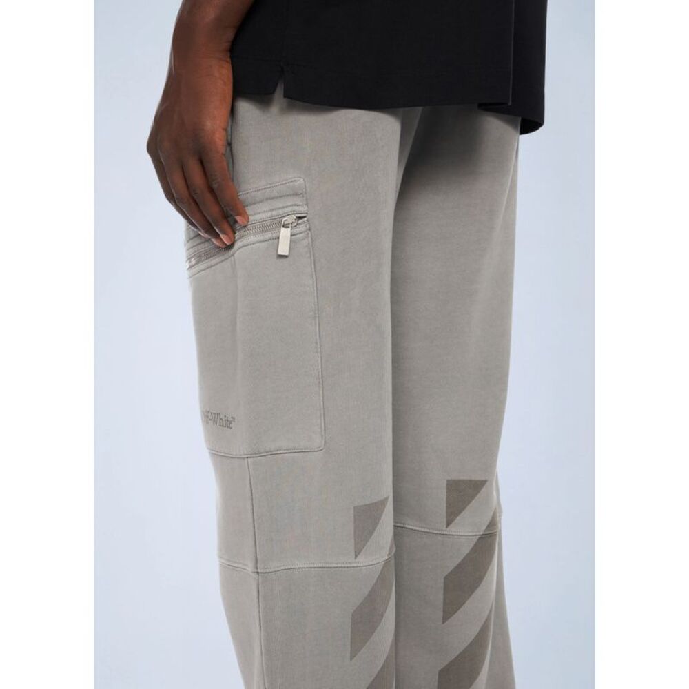 Off-White Men Laundry Diagonal Cargo Track Pants … - image 5